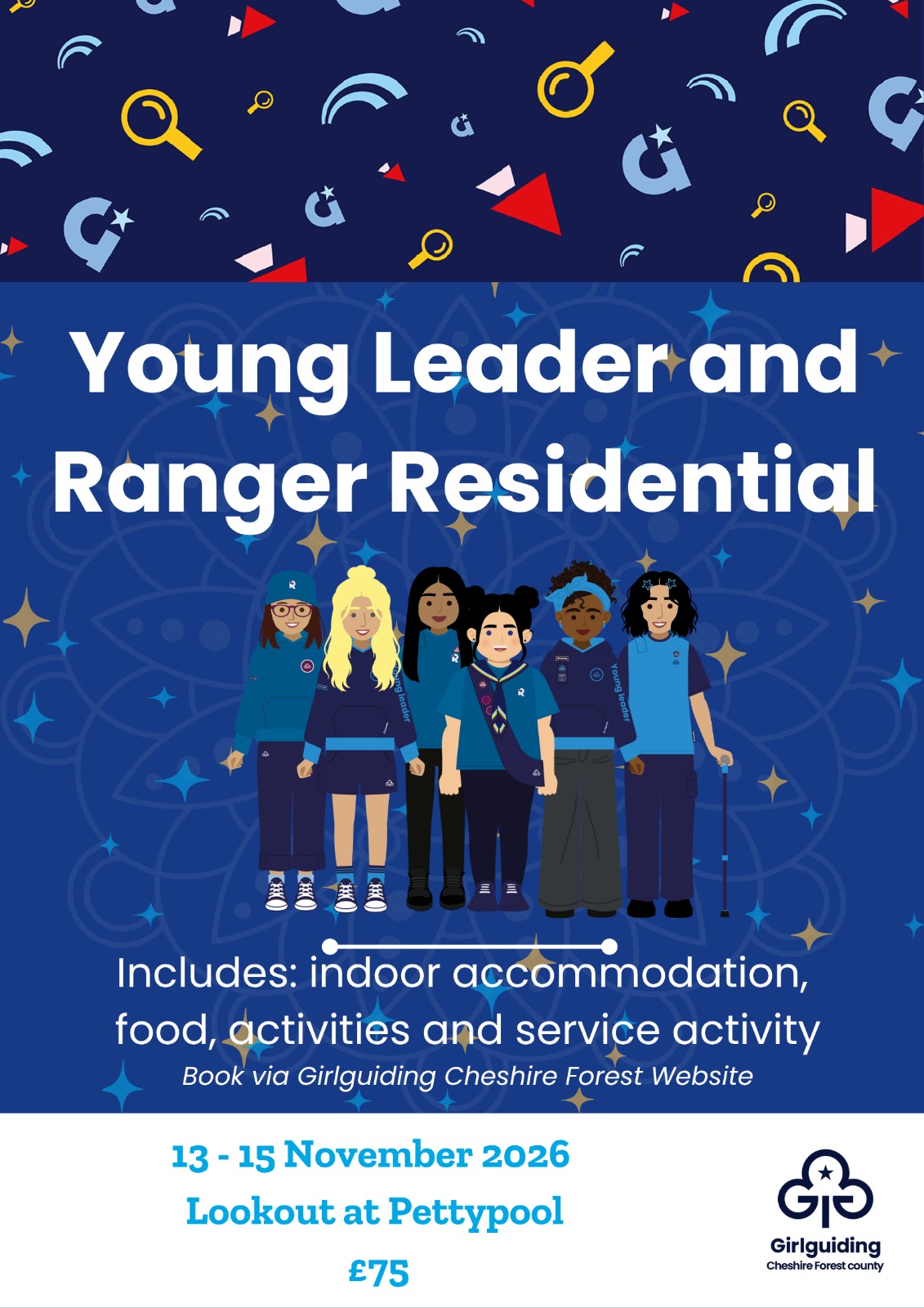 Rangers & Young Leaders Residential Poster New