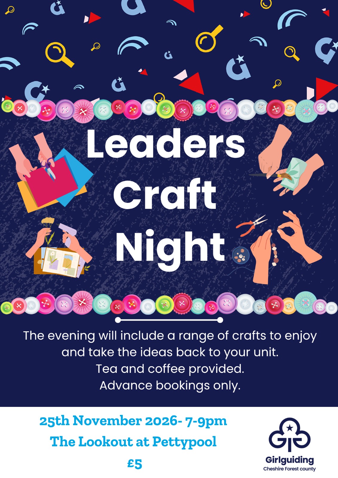 Leaders Craft Night Poster